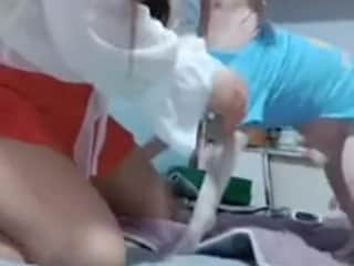 Asian sisters and their love for dogs