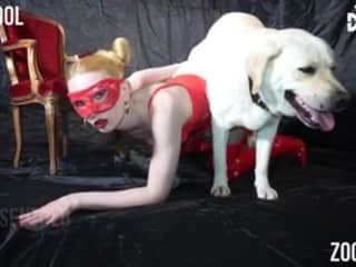 Intimate Moment with a Dog