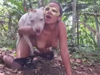 Latina in the forrest