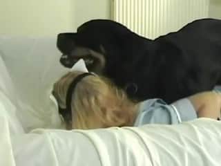 Brunette Nurse's Bestial Creampie