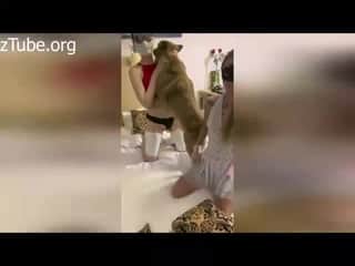 Sonya and her four-legged friend