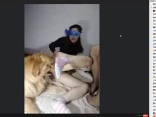 Bestiality: A woman and her dog