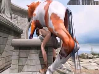 Intense 3D activities with a colossal stallion